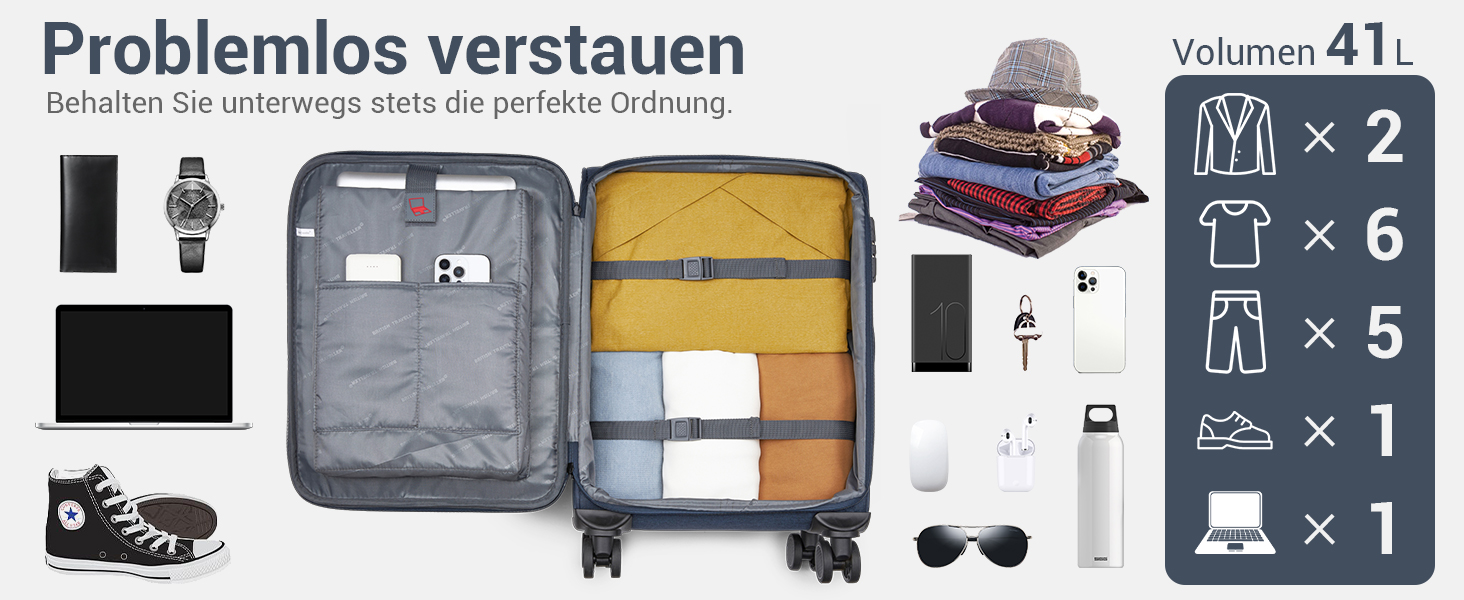 Розширюваний валіза British Traveller, 100L, тканинний, з TSA замком, 79.5x49x32.5 см (Блакитний)