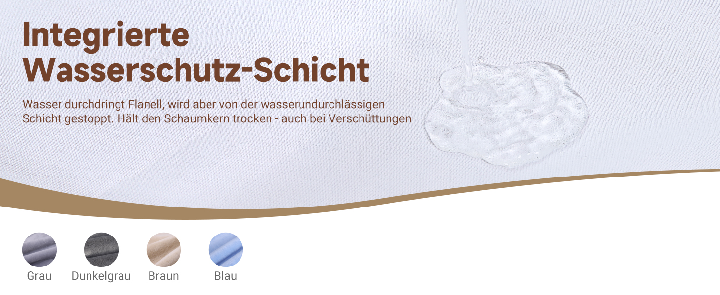 Ортопедичне ліжко для собак KSIIA, великі породи, кошик для собак, знімний та пральний чохол, водонепроникне ліжко для собак з бортиком, неслизьке дно, темно-сірий, 88x55x15 см