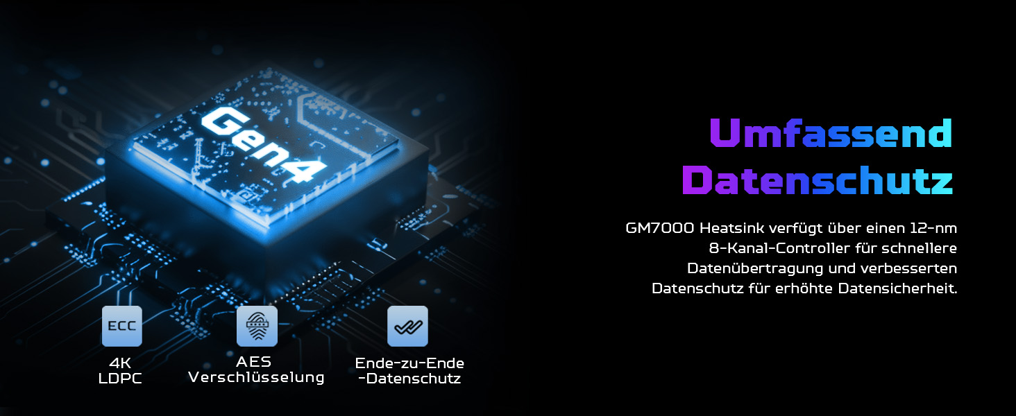 SSD Acer Predator GM7000 1TB NVMe PCIe Gen4 з DRAM Cache - для ПК, ноутбука, PS5