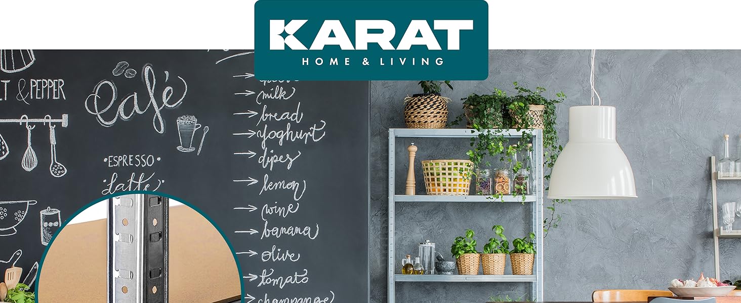 KARAT Heavy-Duty Shelving Unit, 2-Piece Set, 40 x 90 x 180 cm