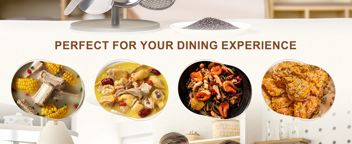 Набір кухонного інструменту Kellet: лопатка-ложка з нержавіючої сталі 304, 36.2-38.1 см (3 шт., сріблястий)