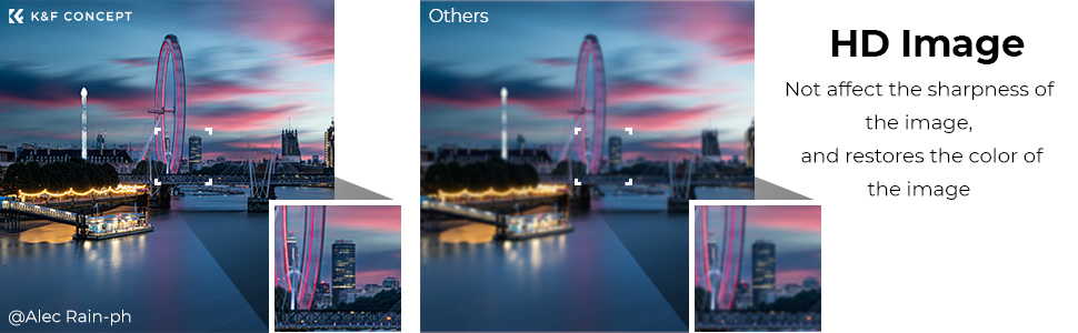 Набір фільтрів K&F Concept Nano-X: квадратний фільтр, фільтротримач, 8 адаптерних кілець (ND2000)