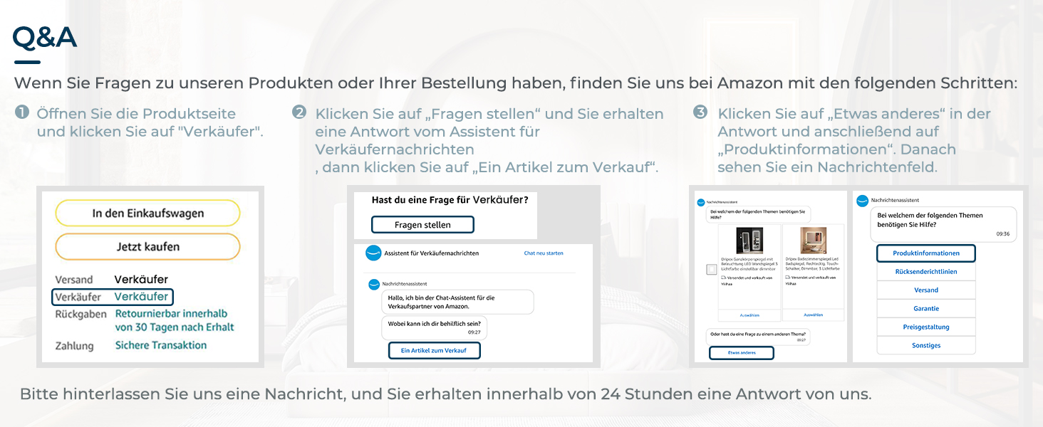 Дзеркало для ванної кімнати з підсвічуванням LED, 50x70 см, сенсорне керування, протитуманне покриття, 6400K, енергозберігаюче