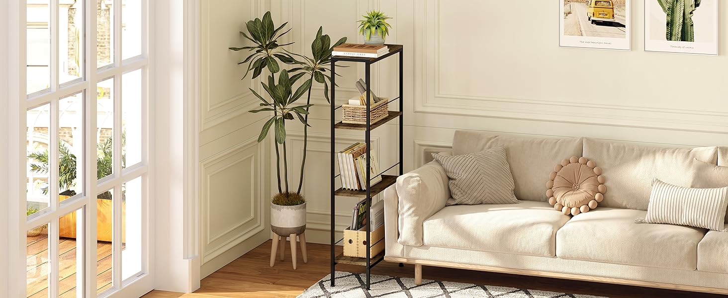 WOLTU 4-Tier Corner Shelf