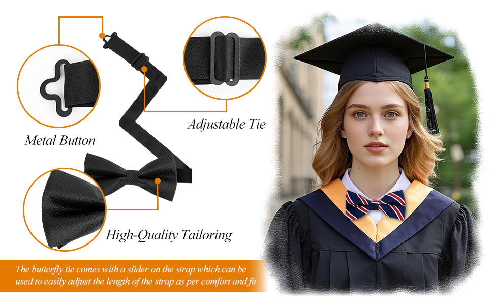 Метелик чоловічий (10 шт.) багатокольоровий, класичний для смокінга, регульований, формальний для бізнесу, весілля, хлопчиків