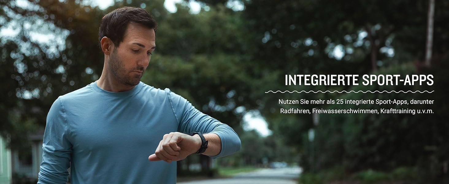 Garmin Forerunner 165 (43 мм) - Розумний годинник для бігу, AMOLED, 11 днів роботи, 25+ спортивних функцій, рекомендації тренувань, здоров'я, чорний