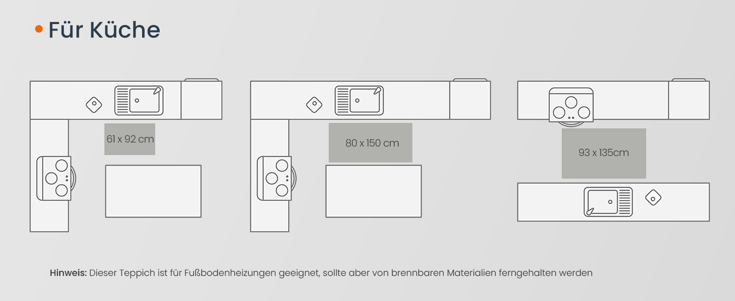 Килимок SONGMICS HOME Vintage, 120x170 см, для вітальні, спальні, кухні, передпокою, їдальні, антиковзаючий, миючий, сірий (TAR032G01)