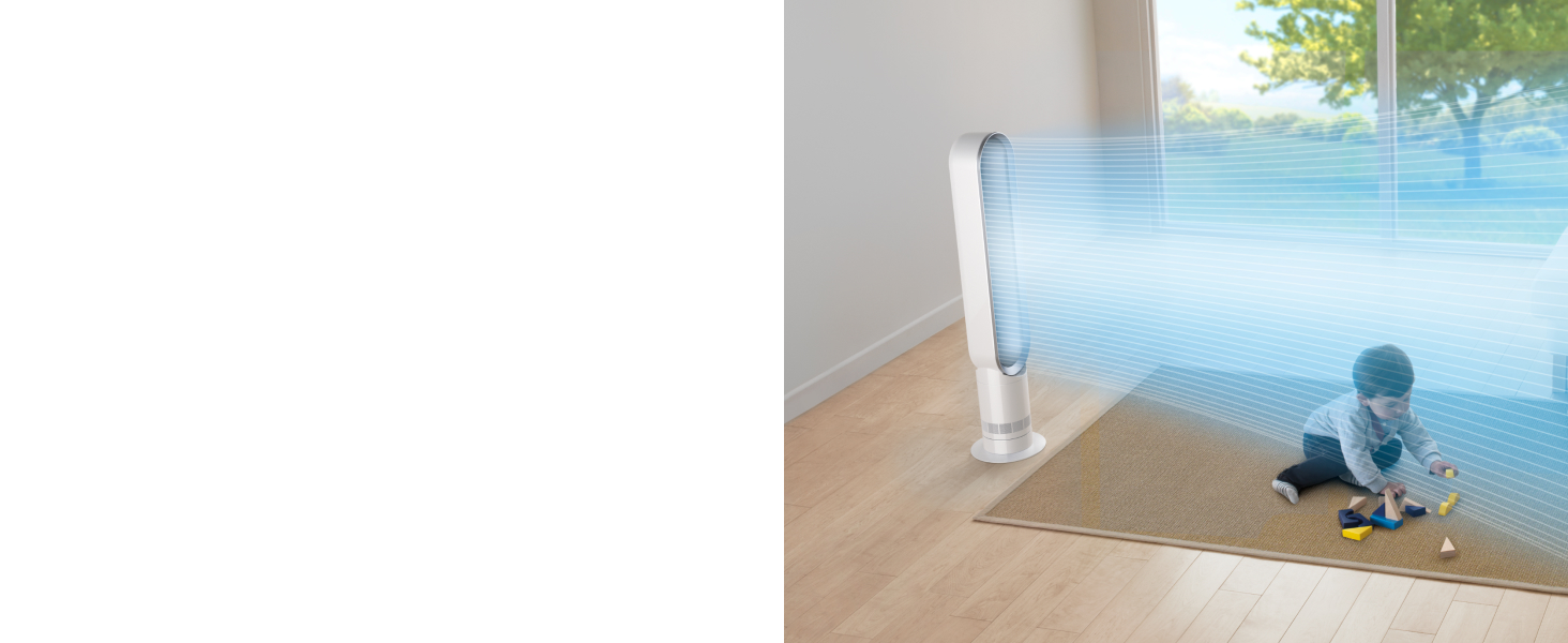 Вентилятор Dyson AM07 Air Multiplier Tower Fan White - Білий