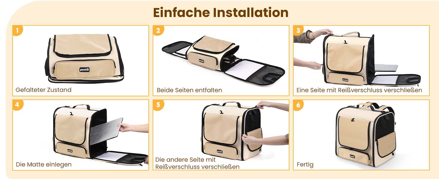 Pecute Рюкзак-переноска для котів та маленьких собак, темно-зелений. Зручний, вентильований, для подорожей, хайкінгу та кемпінгу