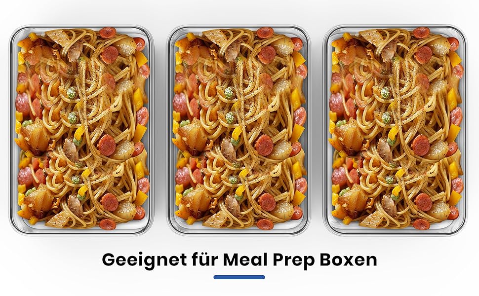 Набір контейнерів для зберігання їжі 12 шт. з кришкою, BPA-Free, для кухні, холодильника, Meal Prep