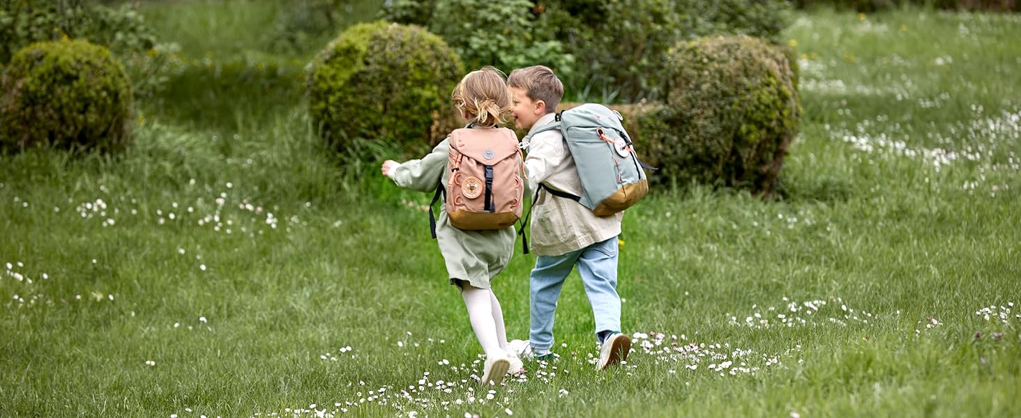 Дитячий рюкзак LÄSSIG для садка та прогулянок - від 3 років, 9 літрів, колір горіх