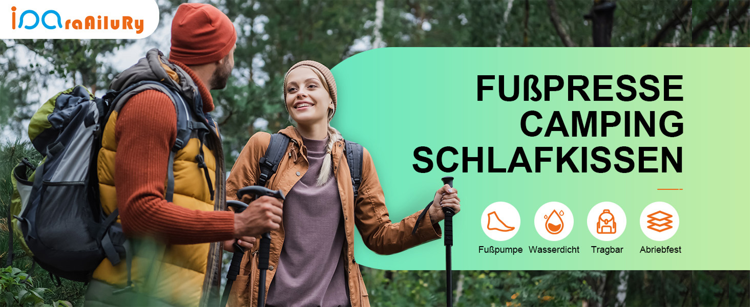 Каремат (килимок) для кемпінгу iParaAiluRy ультралегкий, компактний, надувний - синій. Для туризму, пікніків, пляжу.