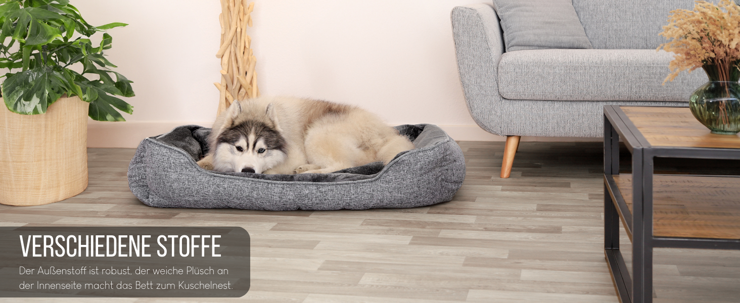 Килимок для собак Lionto знімний, сірий, 75x60 см, м'який, з антиковзаючою основою