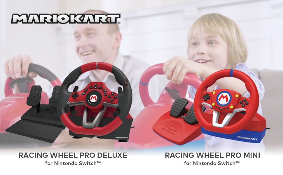 Руль Hori Kart Racing Wheel Pro Deluxe для Nintendo Switch та PC