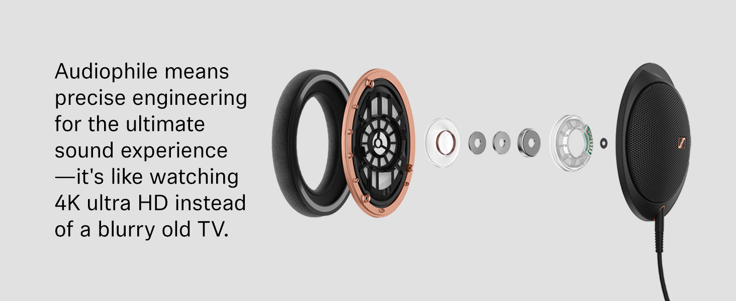 Навушники Sennheiser HD 505 Over-Ear дротові, студійні для музики, геймінгу, аудіофілів, студентів, подорожей - Copper Edition