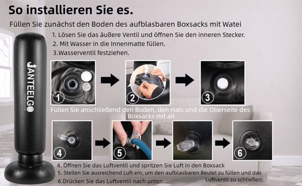 Дитячий боксерський мішок JanTeelGO 150 см для карате та боксу. Ідеальний подарунок для хлопчиків та дівчаток 3-12 років