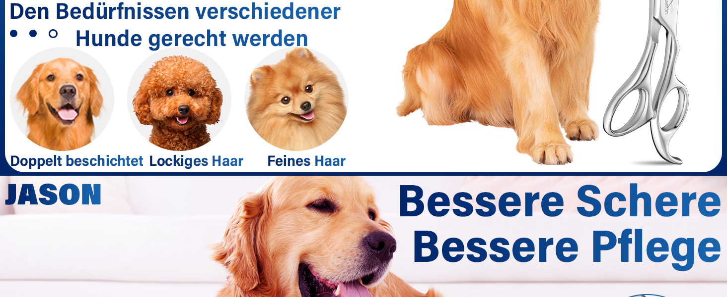 Професійна вигнута ножиці для грумінгу собак JASON 7' - ножиці для розрідження шерсті, з японської сталі 440C, 21 зуб, для грумерів