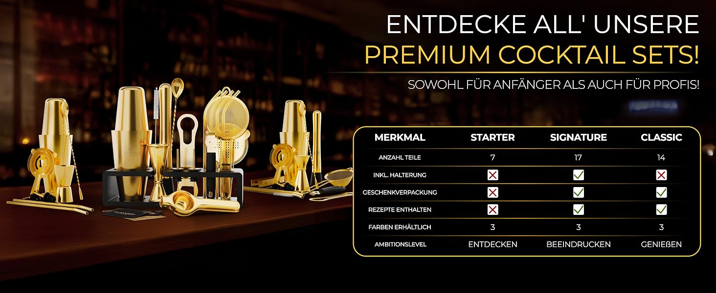 Набір для коктейлів EMPATION: професійний шейкер Boston 825мл з нержавіючої сталі, 8 предметів. Ідеальний подарунок для барменів-початківців та професіоналів.