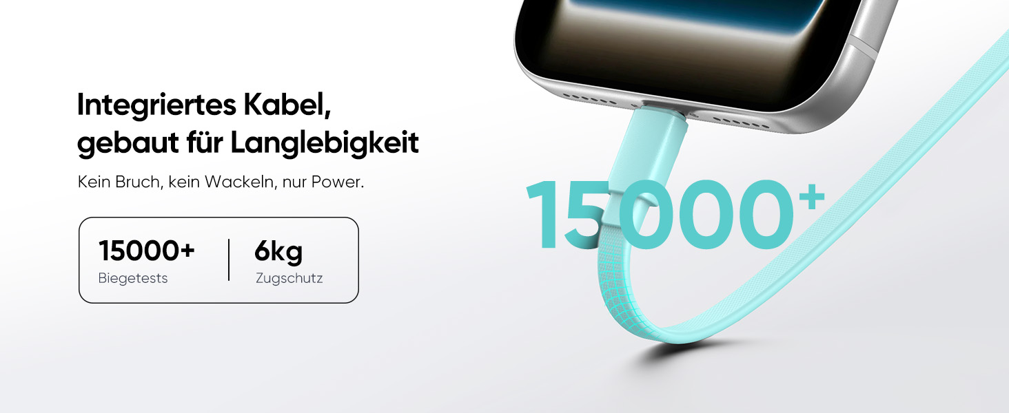 Компактний зовнішній акумулятор ADDTOP 20000mAh з 4 вбудованими кабелями, швидка зарядка 22.5W, рожевий