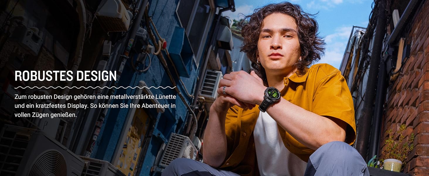 Розумний годинник Garmin Instinct 3 45mm AMOLED – GPS, Multisport, Health Coach, 18 днів роботи, 80+ спортивні функції