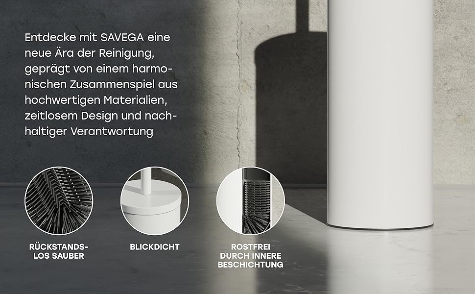 Щітка для унітазу з нержавіючої сталі та силікону з дискретним тримачем, антибактеріальна, з бризгозахистом