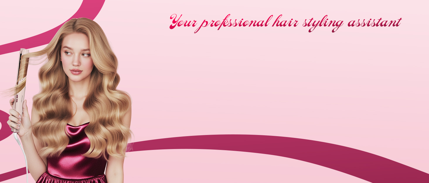 Випрямляч та плойка 2-в-1 з охолодженням Air Glatt, негативне іонізація, 4 температурні режими, рожевий