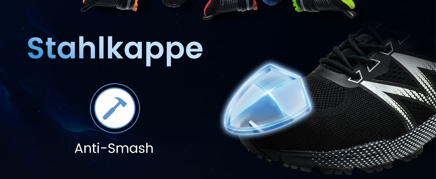 Робочі черевики Nasogetch: легкі, спортивні, з металевим носком, антиковзаючі, дихаючі, розмір 36-48, червоні