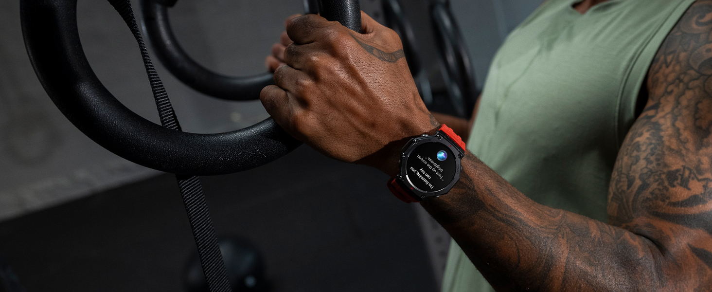 Смарт-годинник Amazfit T-Rex 3 Outdoor 48мм AMOLED GPS NFC Чорний