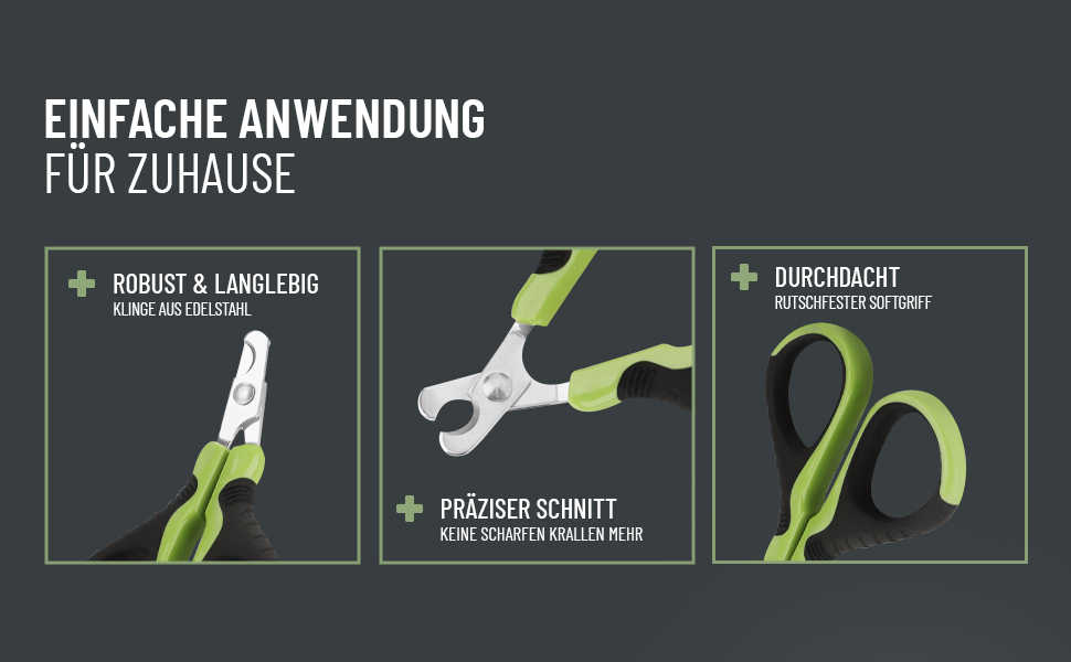 Ножиці ReaVET для обрізання кігтів котів, собак, цуценят та дрібних тварин - ідеальні для щільно прилеглих кігтів. Зручні, легкі та стабільні.