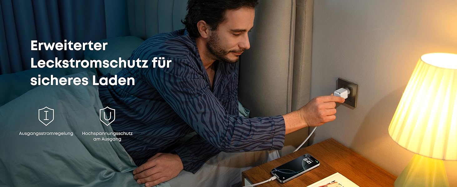 Anker Nano 45W USB-C Зарядний пристрій: Компактний мережевий адаптер для швидкої зарядки iPhone 17/Pro/Max, MacBook, Pixel, iPad, Samsung Galaxy (з кабелем 1.8м) - Білий