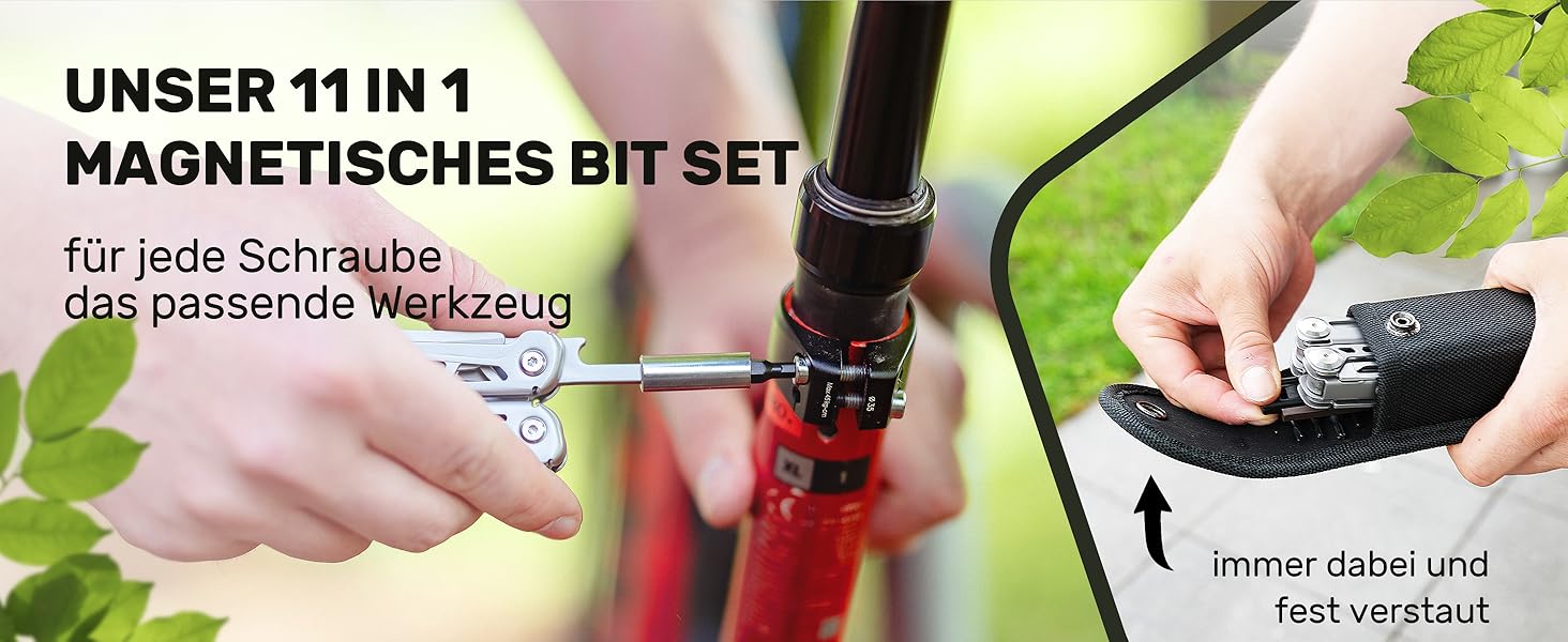 Мультитул Wood Raptor Standard: мультифункціональний ніж для виживання, кемпінгу та повсякденного використання (35+ функцій) з нержавіючої сталі