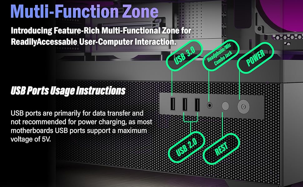 Корпус ПК KEDIERS G800-B50F з 5 вентиляторами PWM ARGB, Mid-Tower, чорний, з панеллю з загартованого скла