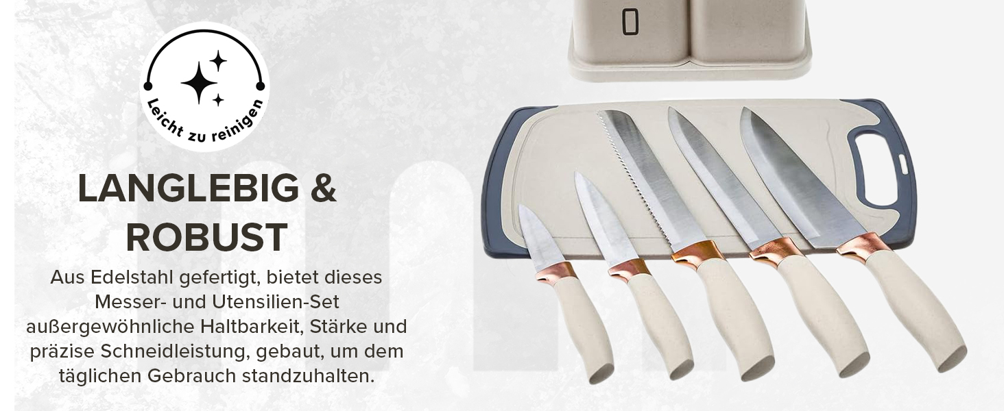 Набір ножів Karaca Gusto 12 предметів з дощечкою та кухонними аксесуарами. Ножі з нержавіючої сталі, ергономічні ручки. Чорний колір.