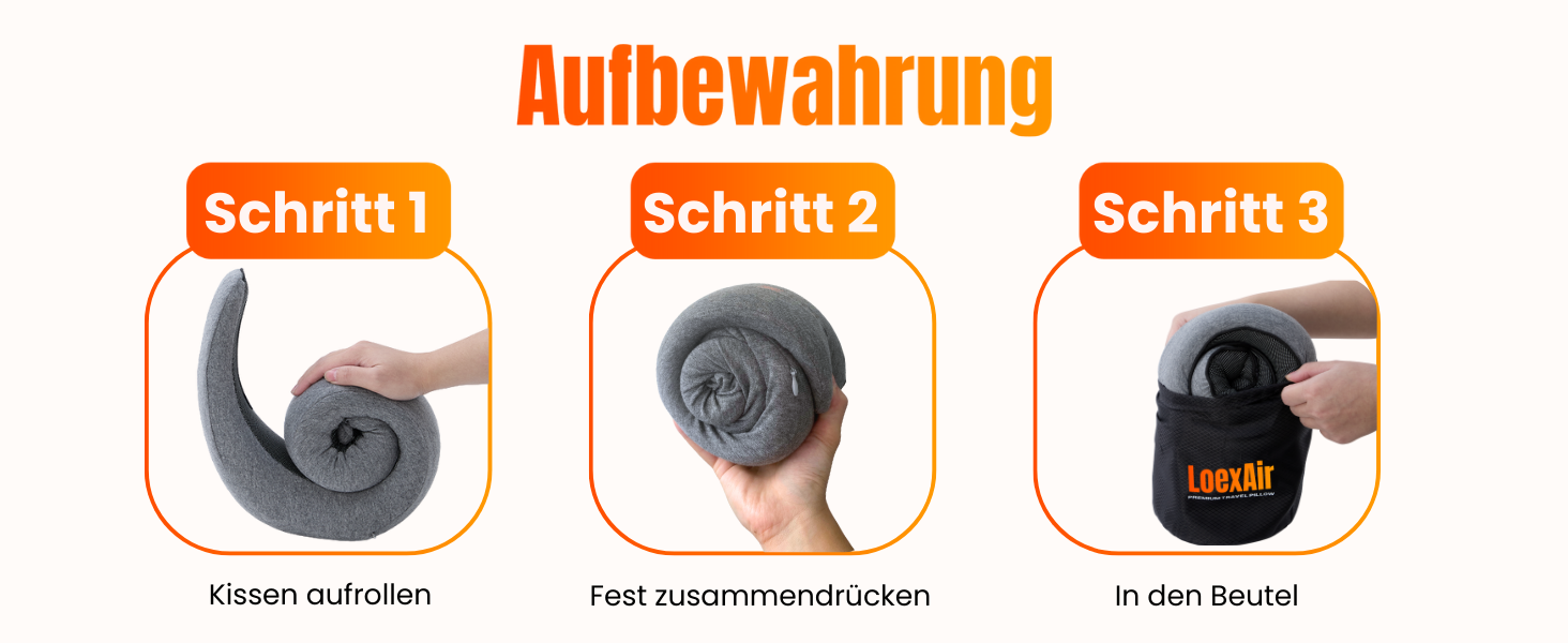 Подушка для шиї у літак, автомобіль: 100% бавовна, Memory Foam, зручна та легка, повний набір для подорожей (маска для сну, беруші) - (Темно-сірий, Hooded Pro)