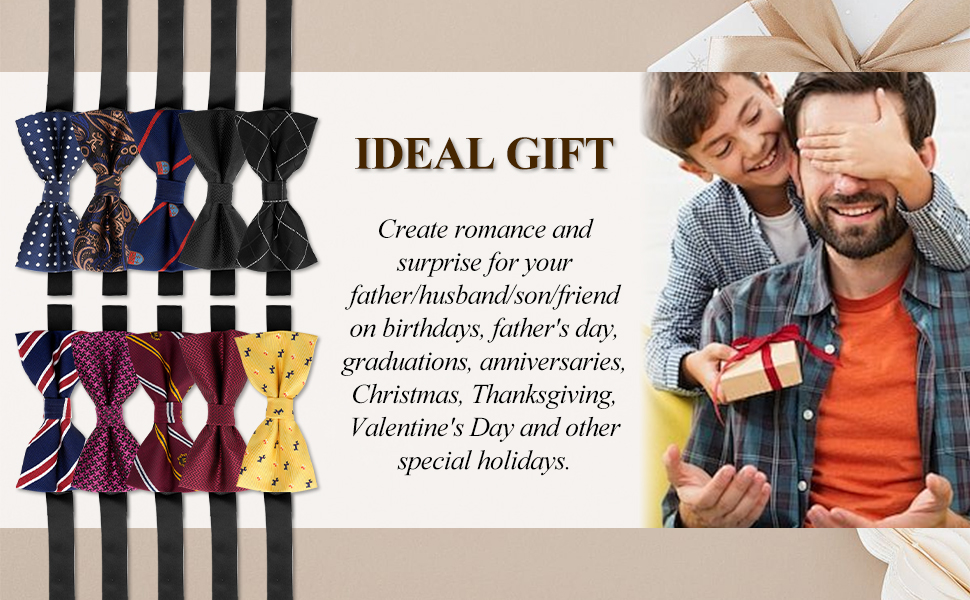 Метелик чоловічий (10 шт.) багатокольоровий, класичний для смокінга, регульований, формальний для бізнесу, весілля, хлопчиків