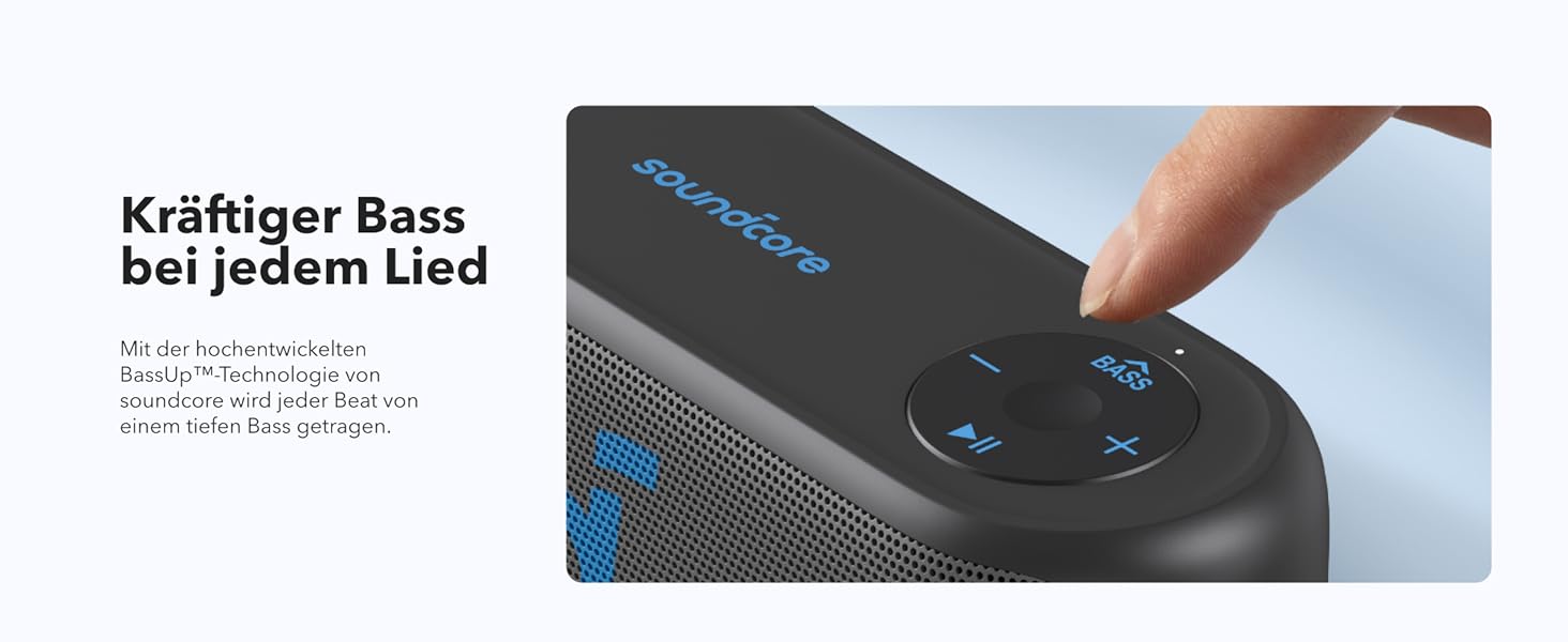 Soundcore Select 3: Портативна Bluetooth колонка з потужним звуком, BassUp™ та IPX7 захистом