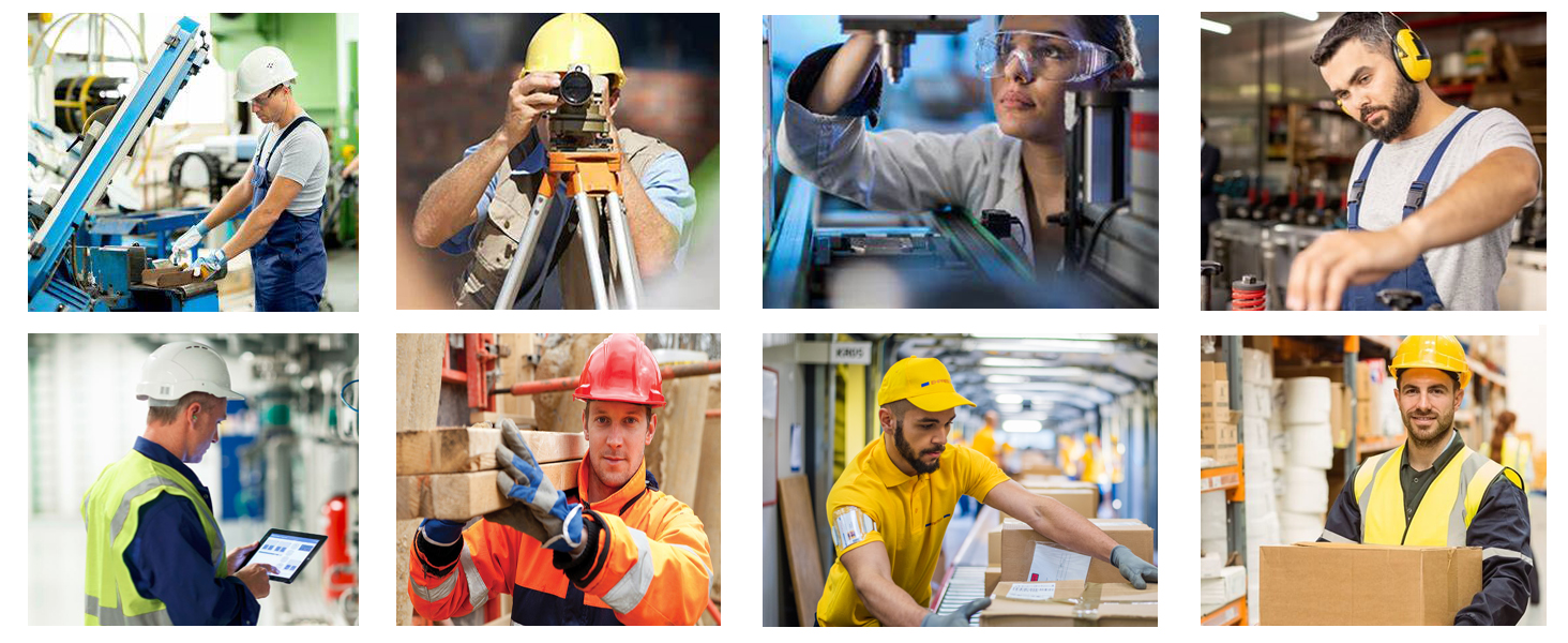 Чоловічі та жіночі робочі черевики-захисники. Легкі, дихаючі, антиковзкі, з металевим підноском. Сірий, синій, 44 EU