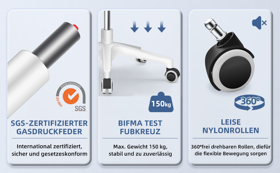 Офісне крісло Hinode з підйомними підлокітниками, функцією гойдання, поворотне на 360°, регульоване по висоті, ергономічне крісло для дому та офісу з дихаючою сіткою, до 150 кг (Блакитно-зелене, Стиль 1)