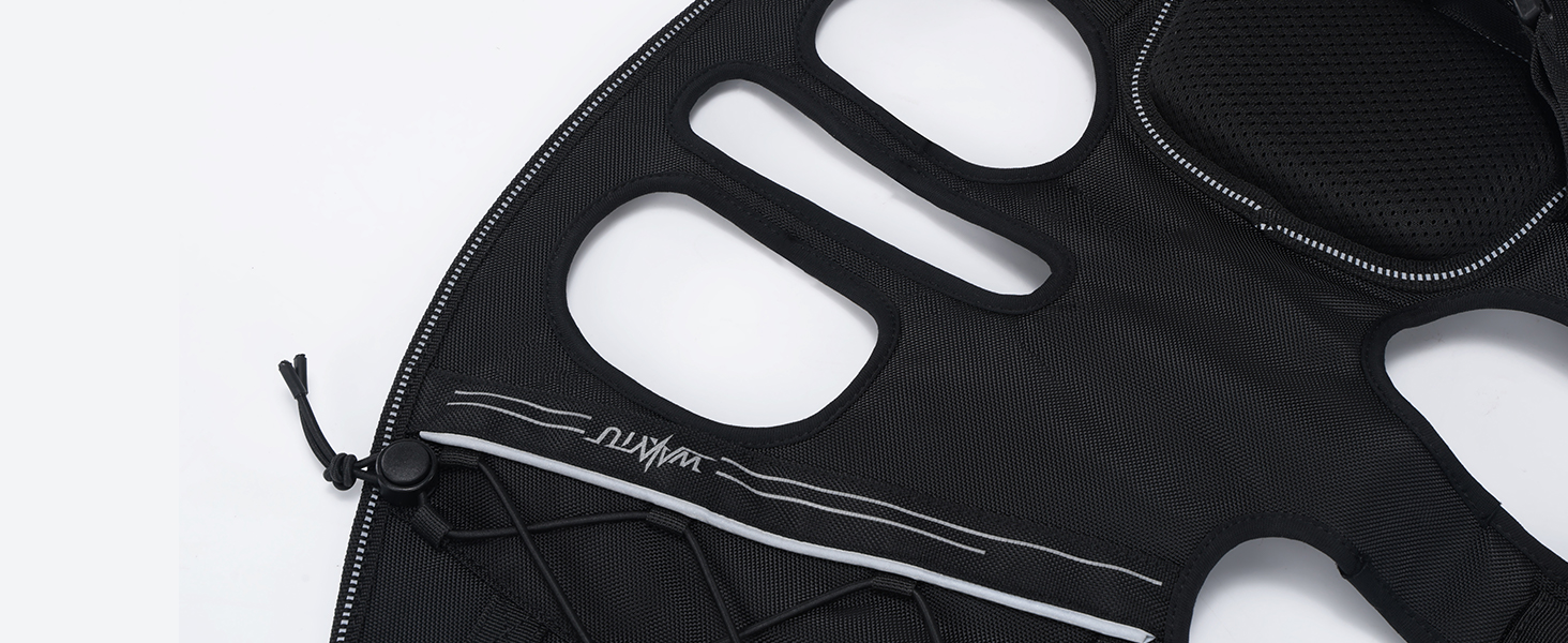 Шлейка-переноска для великих собак Wakytu: переноска-рюкзак для собак з проблемами суглобів, травмами, літніх собак (30-40 кг, XL, чорний)