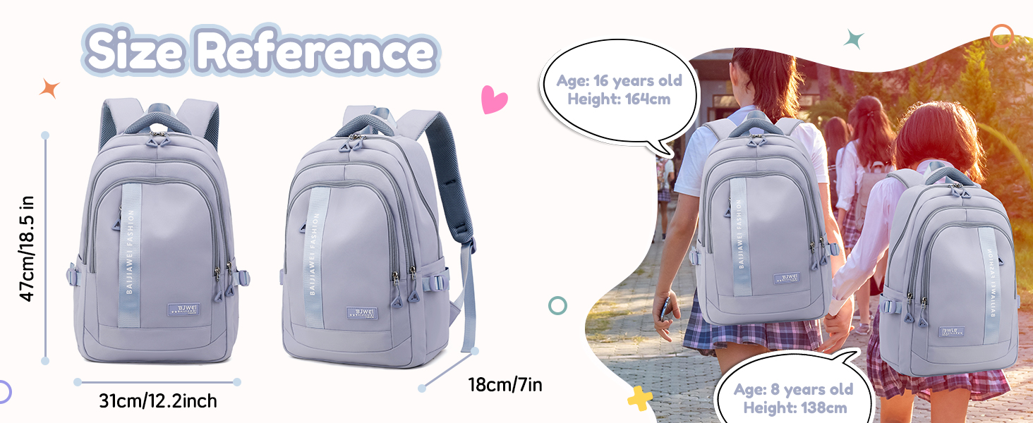 Шкільний рюкзак для підлітків дівчаток, 2025, для школи, гімназії, старшої школи, 26L, Khaki