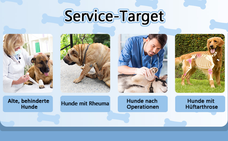 Підтримка для собак COODEO - дихаючий реабілітаційний пояс для літніх собак з проблемами суглобів, артритом або паралічем, повна підтримка тіла з регульованими ручками (Блакитний, L)