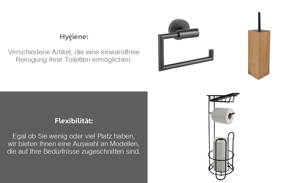 Набір для туалету MSV Bad Serie Zen WC Garnitur Steinpotik Grau (сірий)