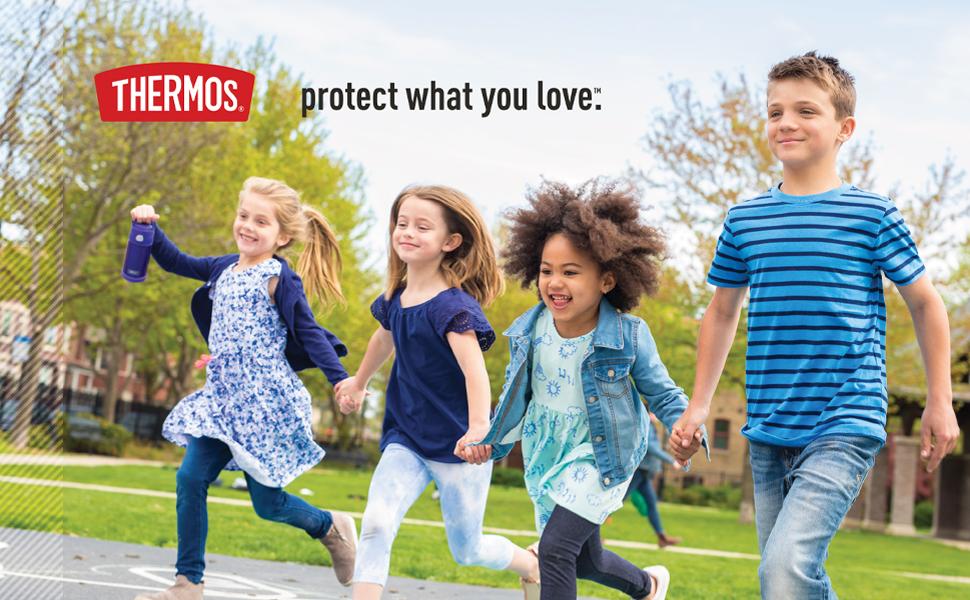 Термос Thermos Funtainer 340 мл, фіолетовий (12 oz) - дитяча пляшка для напоїв