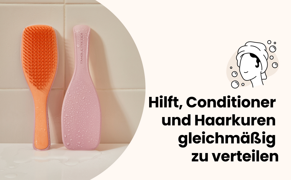 Тізер Тангл - Ultimate Detangler - Щітка для волосся для мокрого та сухого волосся, розплутування, всі типи волосся, чорний лікерний колір