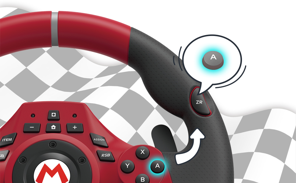 Руль Hori Kart Racing Wheel Pro Deluxe для Nintendo Switch та PC