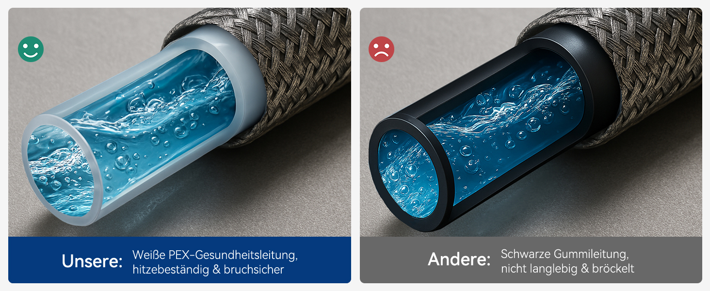 Змішувач кухонний CECIPA висувний з душем, нержавіюча сталь, 2 режими, 360° оберт, матовий чорний