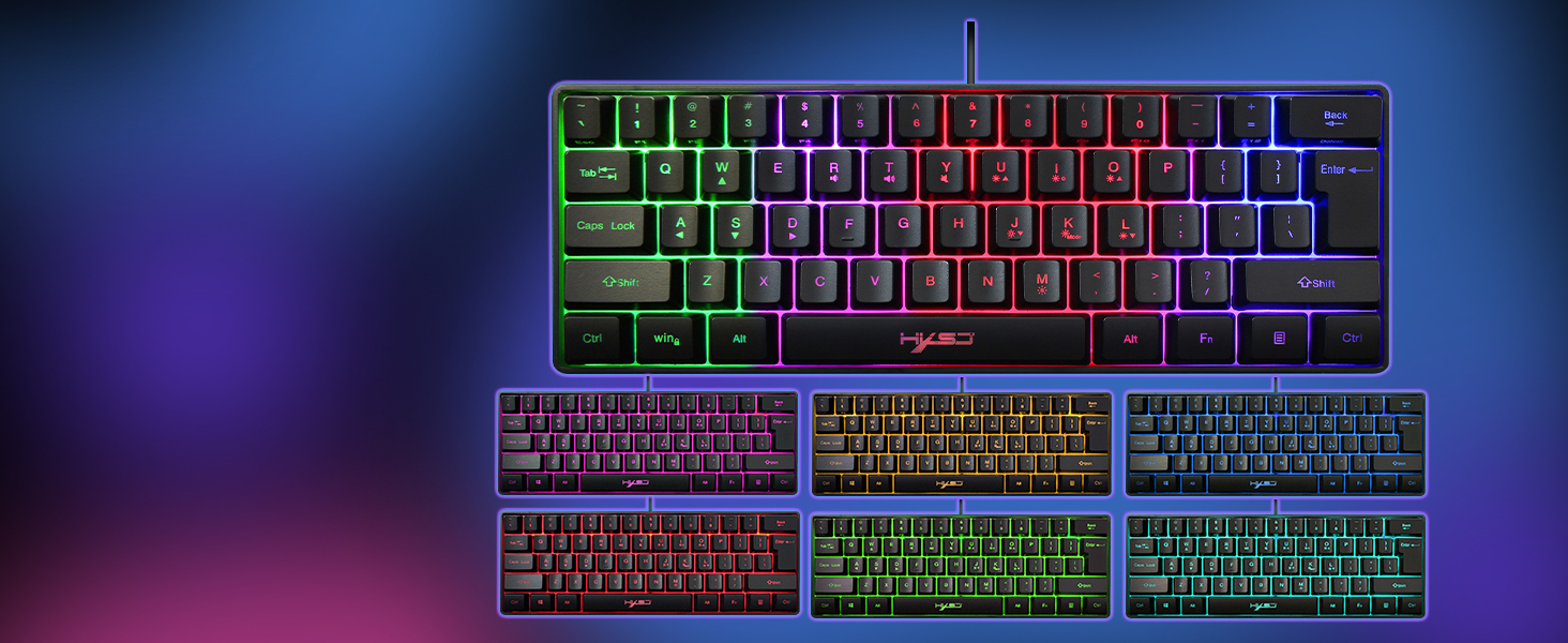 Ігровий набір 4 в 1: Клавіатура 60%, Миша, Навушники та Pad. Білий. RGB, Anti-Ghosting, 2400 DPI