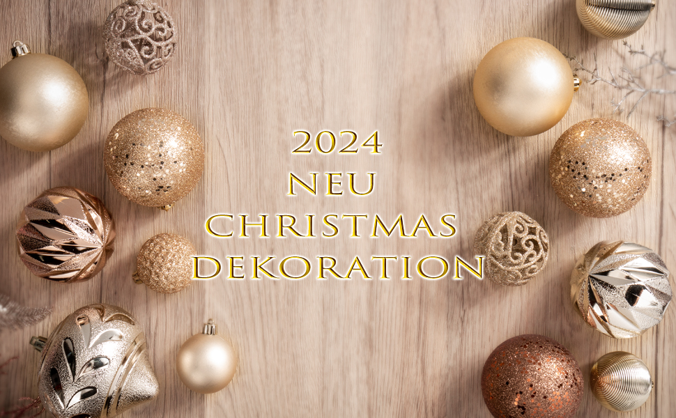 5 см золоті новорічні кулі-орнаменти для ялинки, 30 шт. (стійкі до пошкоджень, пластик)