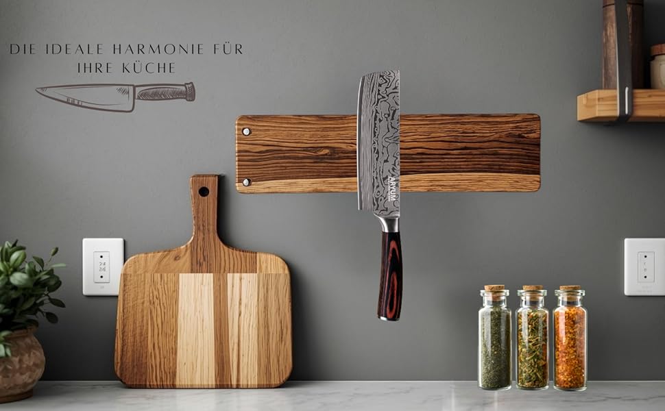 Nakiri Messer Aryum Premium 17 см - Японський ніж для овочів з нержавіючої сталі, ергономічний, гострий та довговічний