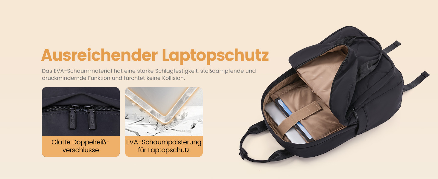 LOVEVOOK Рюкзак для жінок, рюкзак для ноутбука, шкільний рюкзак для підлітків, легкий рюкзак з підкладкою, жіноча робоча/навчальна сумка, рюкзак для подорожей, універсальний, елегантний, колір бежевий/хакі, 15.6 дюймів